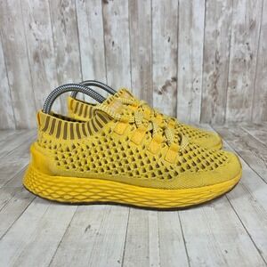 NOBULL Yellow Knit Trainer Shoes Women Size‎ M 5.5 6.5 7 38